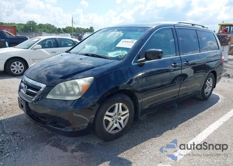 2007 Honda Odyssey Ex-L z USA, uszkodzony, nr VIN 5FNRL38747B000709